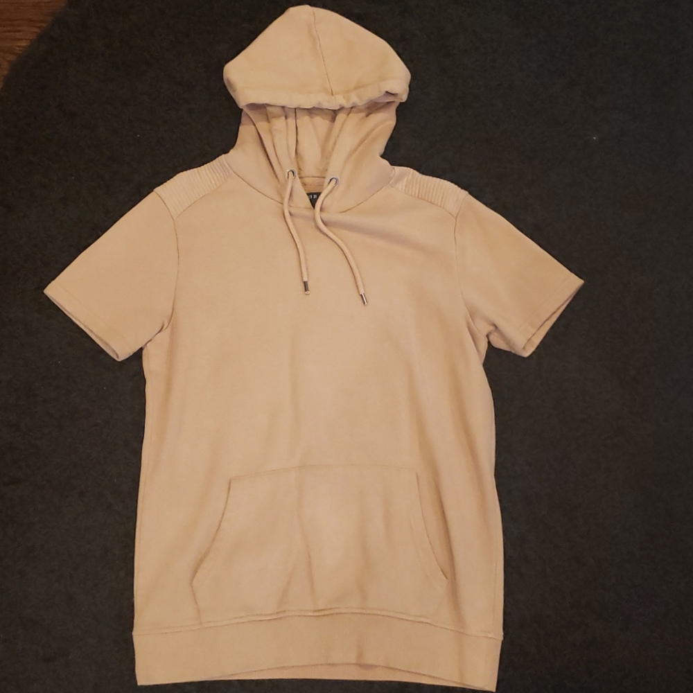 Men's F21 Short Sleeve Hoodie Shirt- M